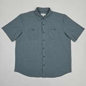 Orvis Classic Collection XL Gray Check Short Sleeve Outdoor Fishing Shirt